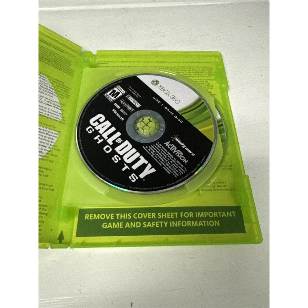 Call of Duty 4: Modern Warfare -- Platinum Hits (Microsoft Xbox 360, 2010) Ghost